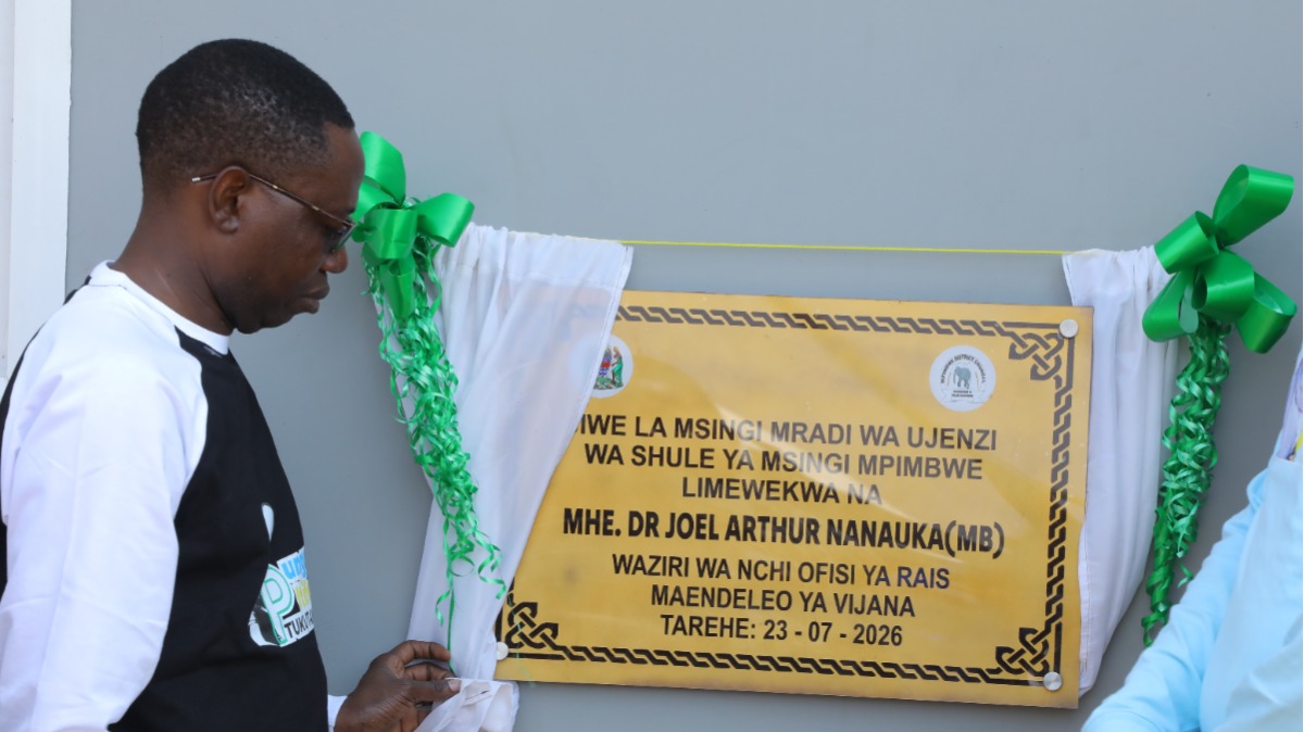 SERIKALI YAJENGA SHULE MPYA YA MILIONI 342.9 MPIMBWE, WANAFUNZI 420 KUNUFAIKA.