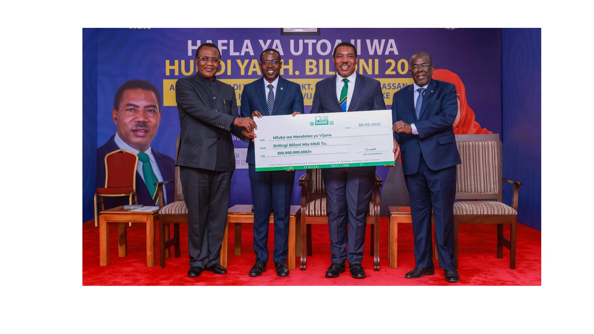 DKT. MWIGULU AMKABIDHI NANAUKA HUNDI YA SH. BILIONI 200 *Ni utekelezaji wa ahadi za Rais Dkt. Samia ndani ya siku 100 tangu achaguliwe